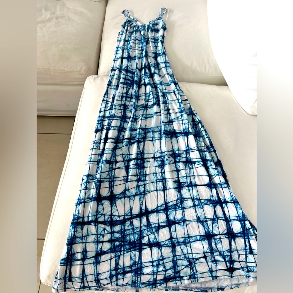 Open back maxi dress